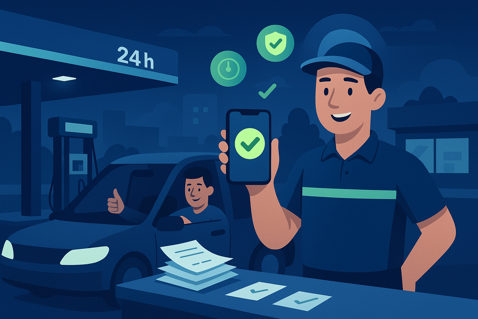 Pix validado em segundos e atendimento 24h sem travar: a transformação do Posto Boa Vista